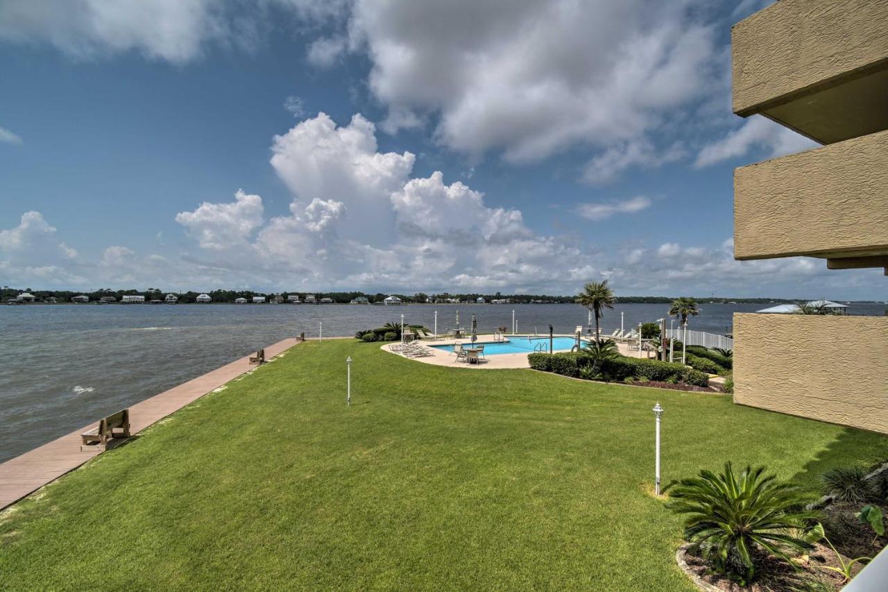 Waterfront With Patio, Pier And Pool