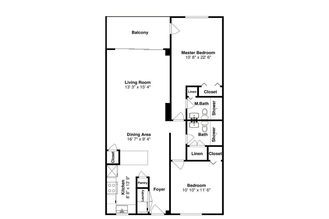 Apartment Driftwood Towers 1f - Palm View