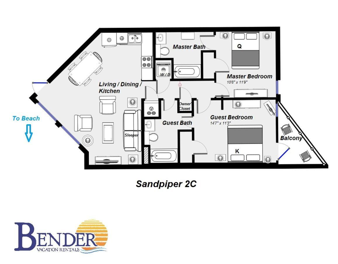 Holiday home Sandpiper 2c *